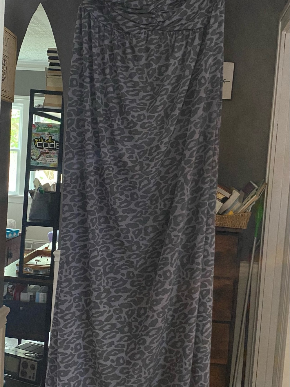 Torrid strapless animal Print Maxi dress